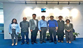 南京師范大學(xué)閭國年教授，親臨飛燕航空遙感進(jìn)行技術(shù)交流