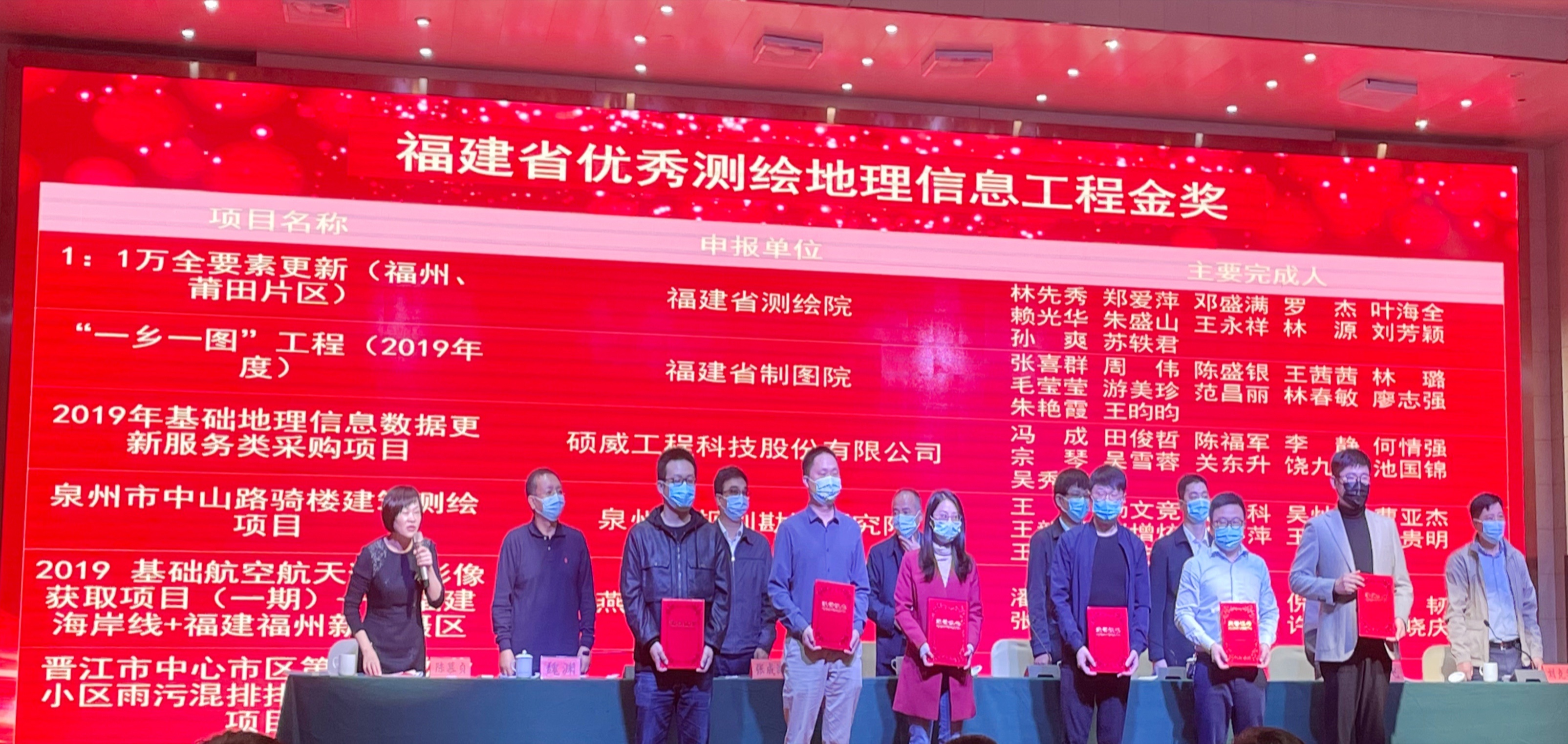 喜報(bào)！飛燕遙感榮獲2021福建省優(yōu)秀測繪地理信息工程獎金獎