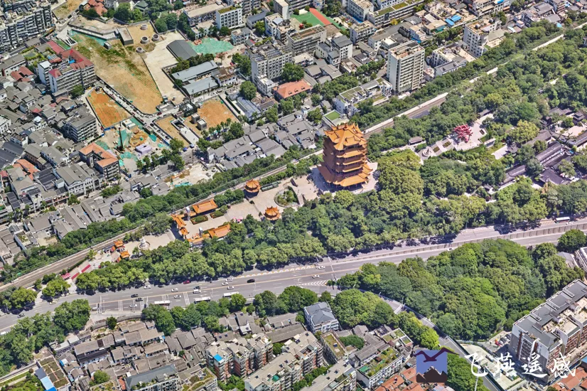 一樓一閣，均以數(shù)字化方式呈現(xiàn)——實(shí)景三維“復(fù)刻”大美武漢